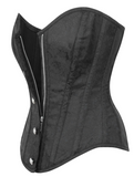 black_button_zip_corsets_steel_boned_the_corset_lady