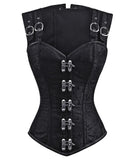 Gothic Corset (Red, Black, Silver) - TheCorsetLady