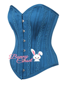 Blue Corset Top - TheCorsetLady