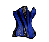 Flame Blue Corset - TheCorsetLady