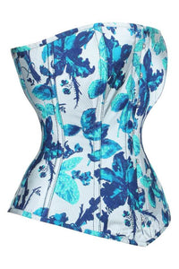 floral_blue_green_corset_top_steel_boned_the_corset_lady