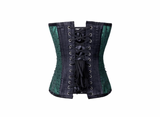 green_overbust_steel_boned_corsets