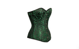 overbust_waist_training_green_corset