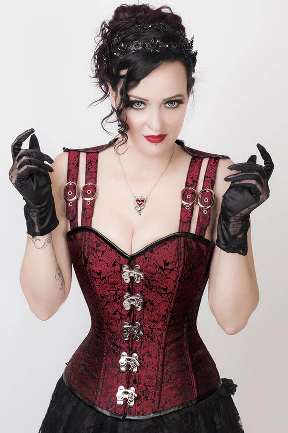 Red Gothic Corset - TheCorsetLady