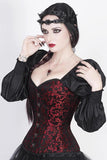 Black Goth Corset Top - TheCorsetLady
